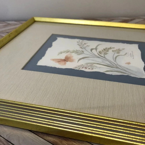 Professionally Framed Mary Vincent Bertrand Signed Print Cottage Core - Picture 9 of 10